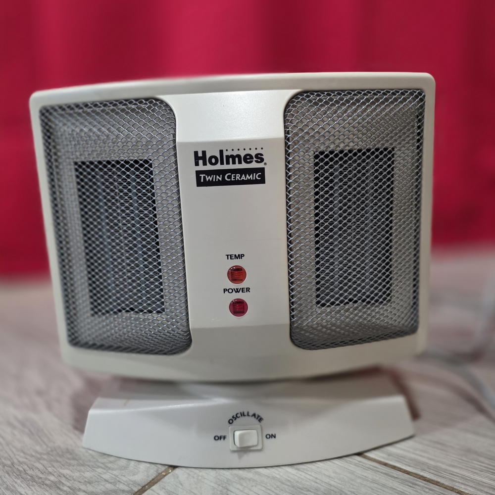 Holmes Twin Ceramic Heater - Gray